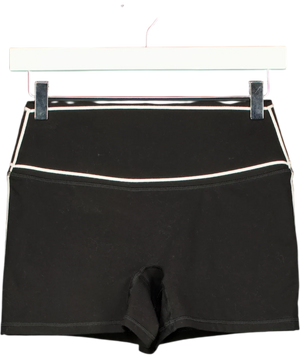 Fabletics Black And White Piping Shorts UK S