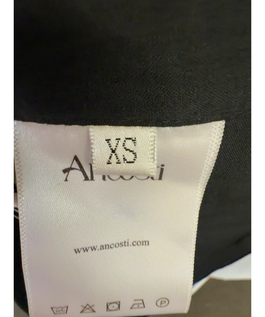 Ancosti Black Colour, size UK XS — care label