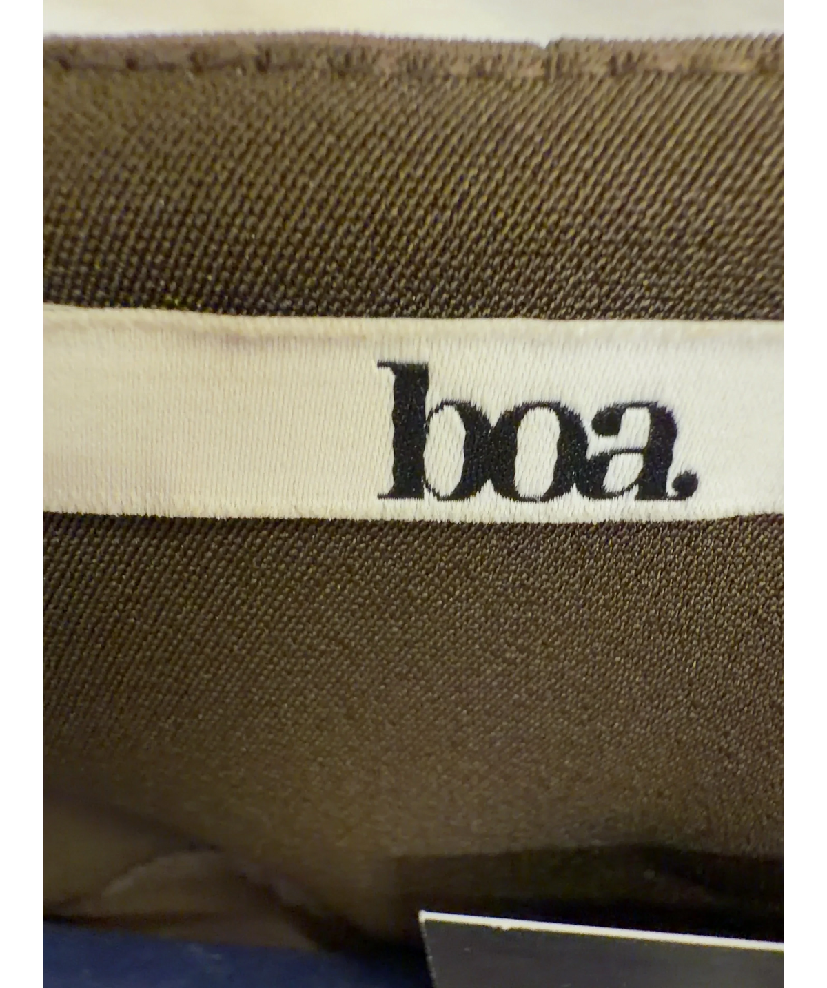 BOA Brown Clean Cut Waistcoat, size UK XS — detail