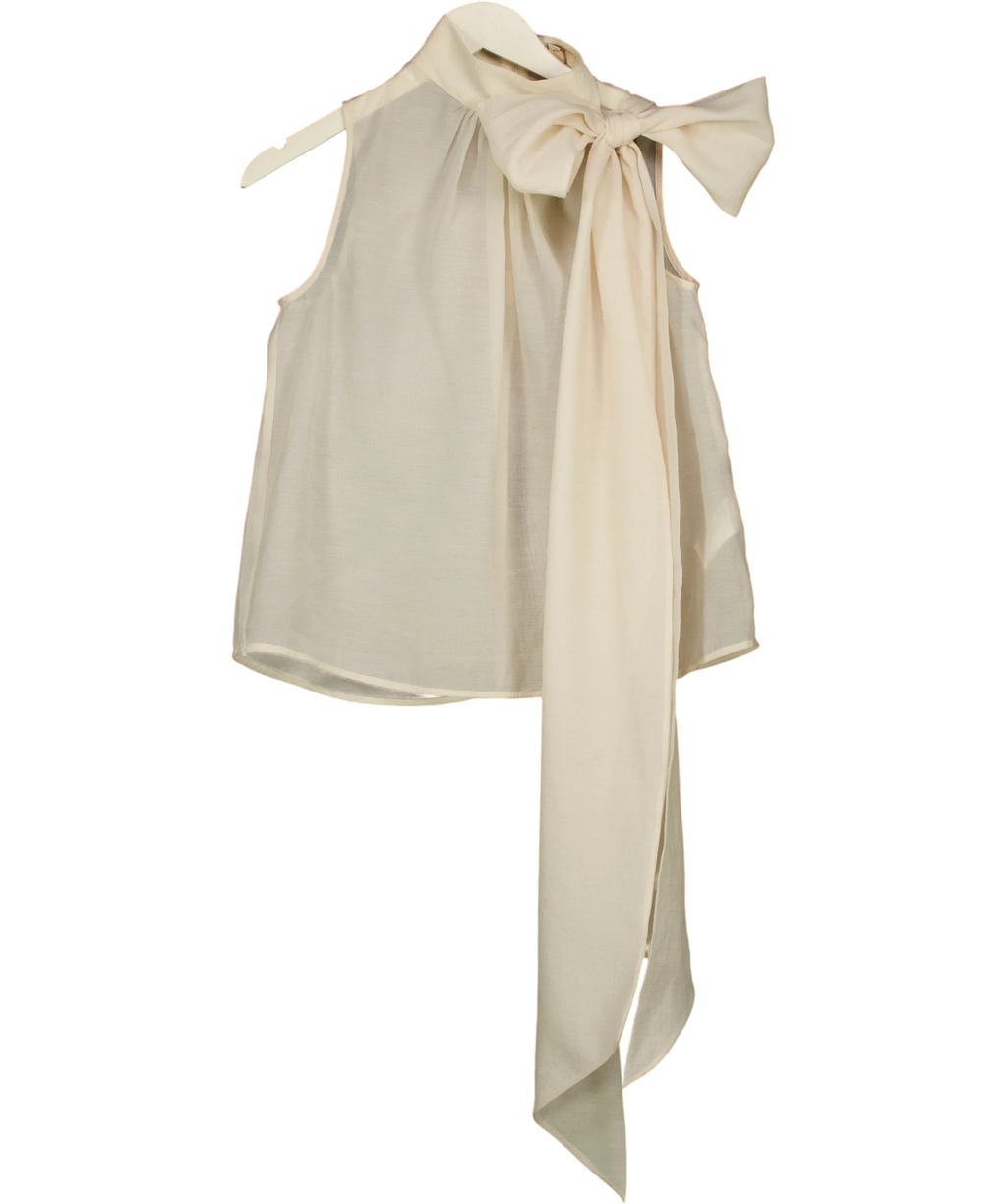 H&M cream Colour, size UK XS — front