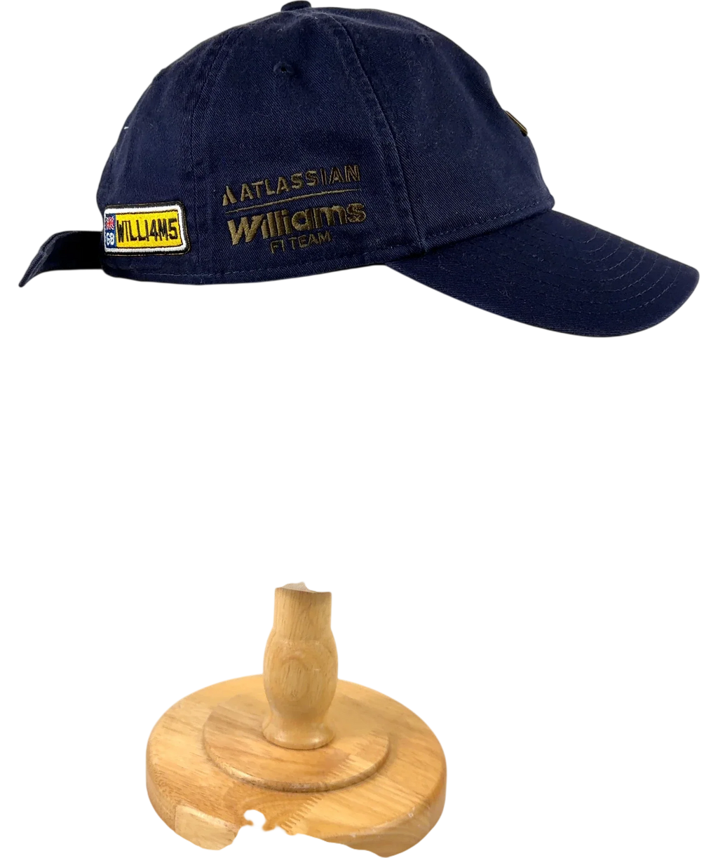 New Era Blue Atlassian Williams F1 Team Traditional Washed 9TWENTY Cap — back