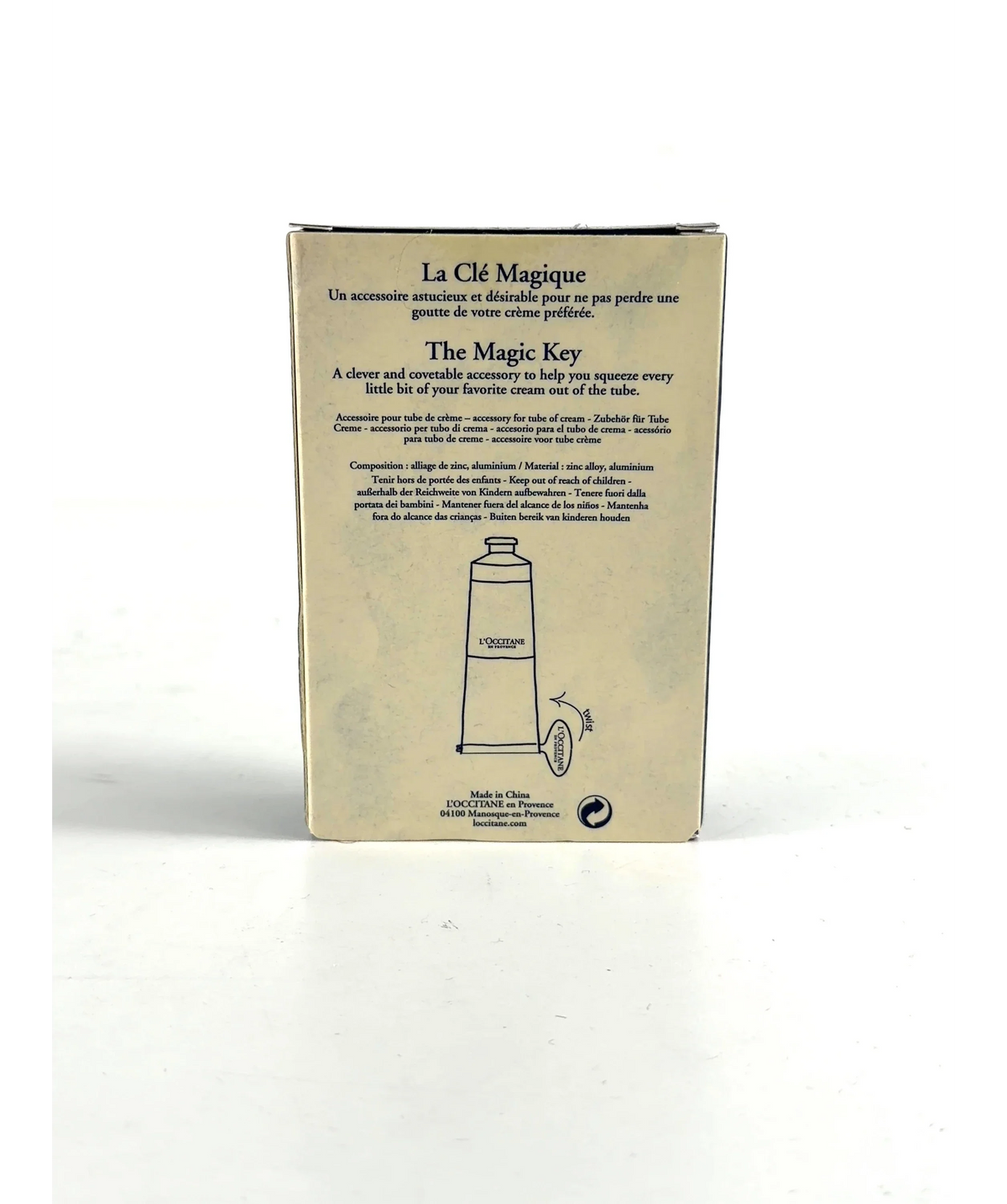 Loccitane L'Occitane The Magic Key Tube Squeezer One Size — care label