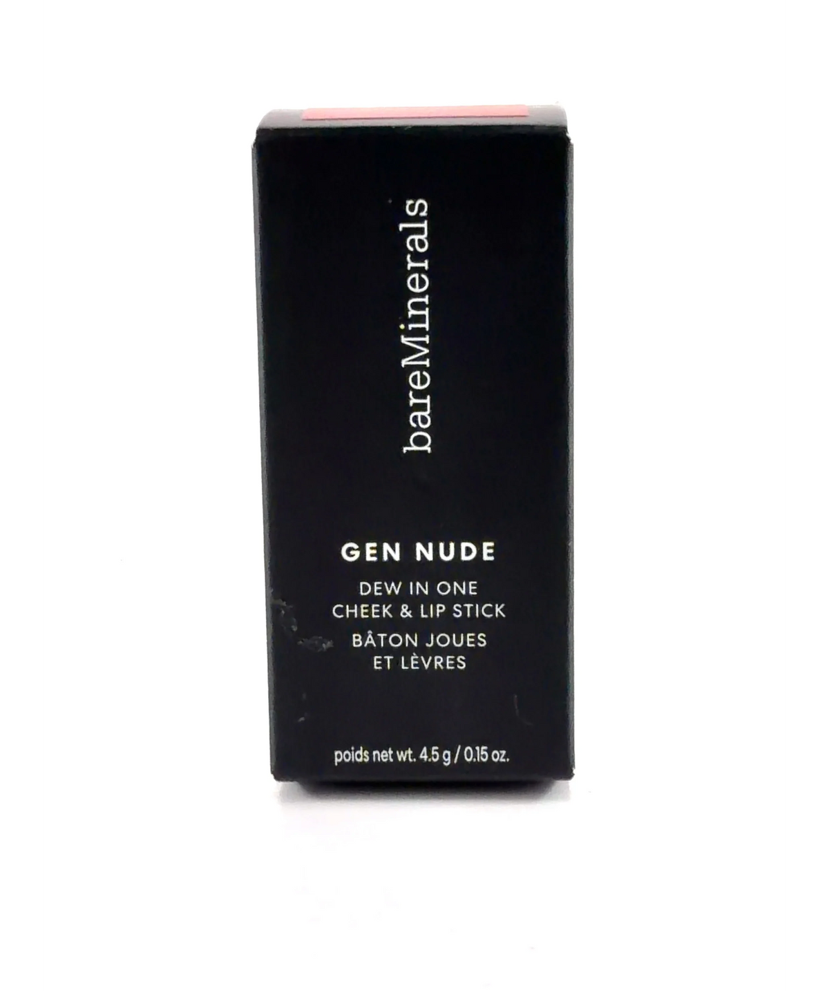 bareMinerals BRICK IT ON Gen Nude Dew in One Cheek & Lip Stick, size 4.5g — label