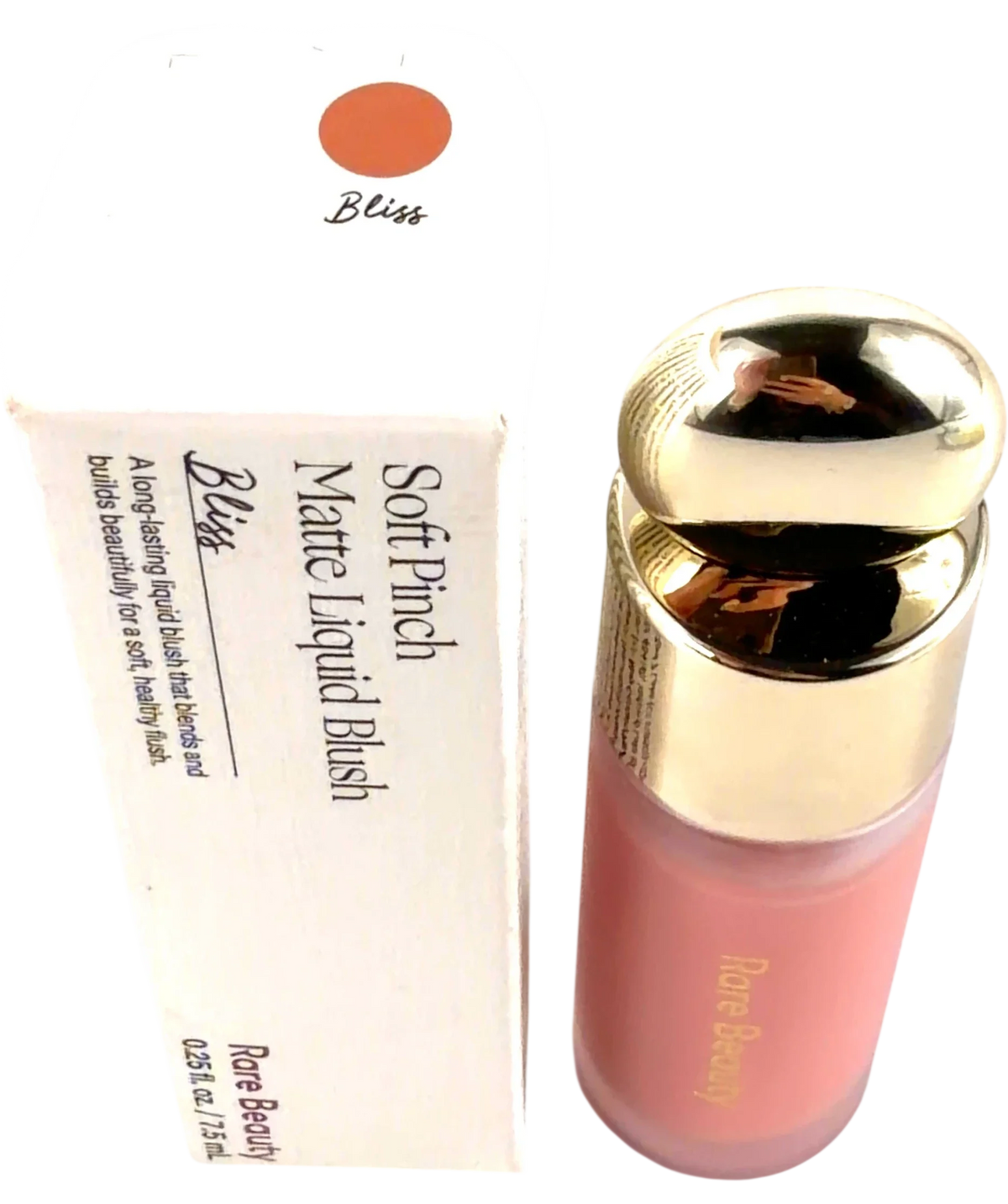 Rare Beauty Bliss Soft Pinch Matte Liquid Blush, size 7.5ml — back