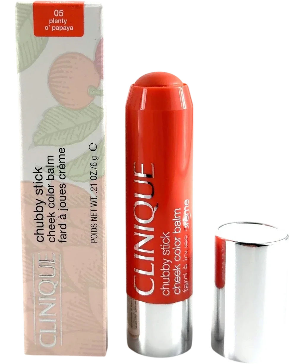 Clinique 05 plenty o' papaya Clinique Chubby Stick Cheek Colour Balm 05 Plenty O' Papaya 6g, size 6g — front