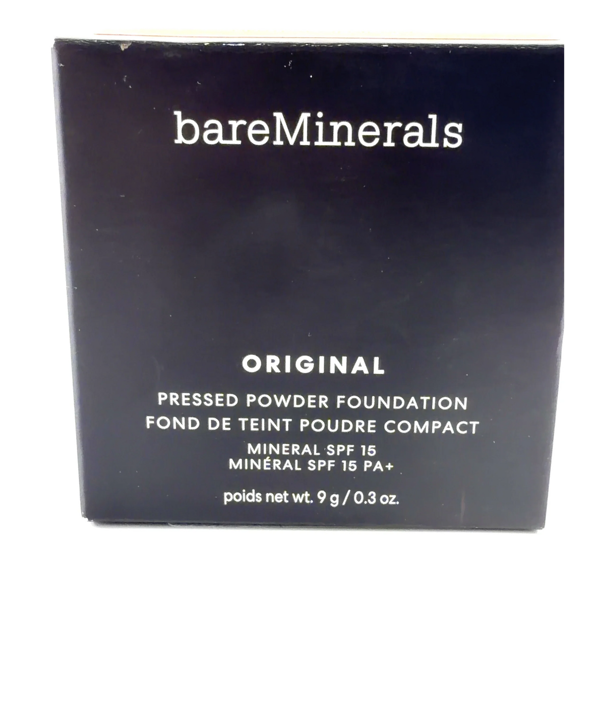 bareMinerals NEUTRAL MEDIUM 15 Original Pressed Powder Foundation Mineral SPF 15, size 9g — care label
