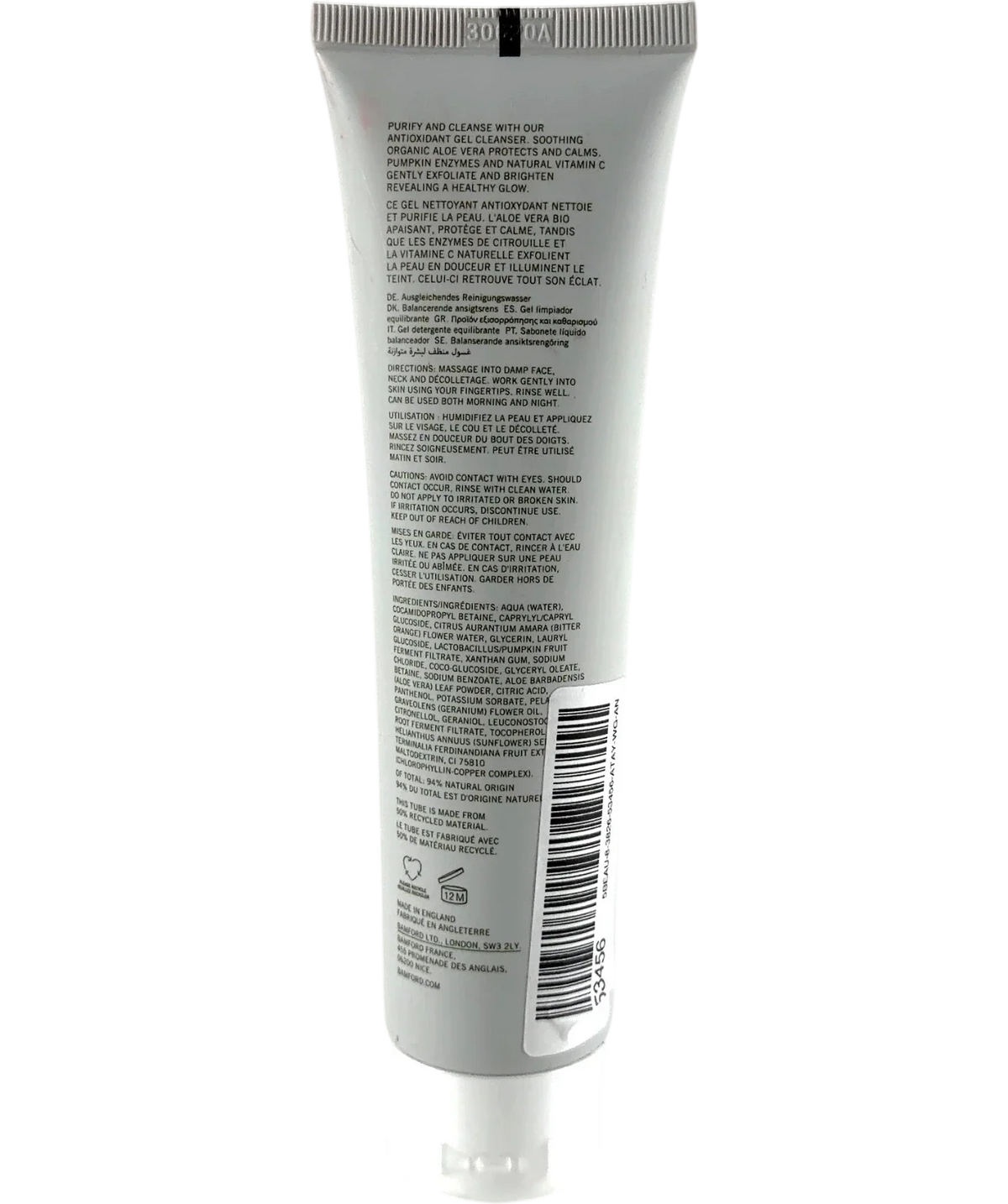 bamford Bamford Balancing Cleansing Wash 100ml, size 100ml — back