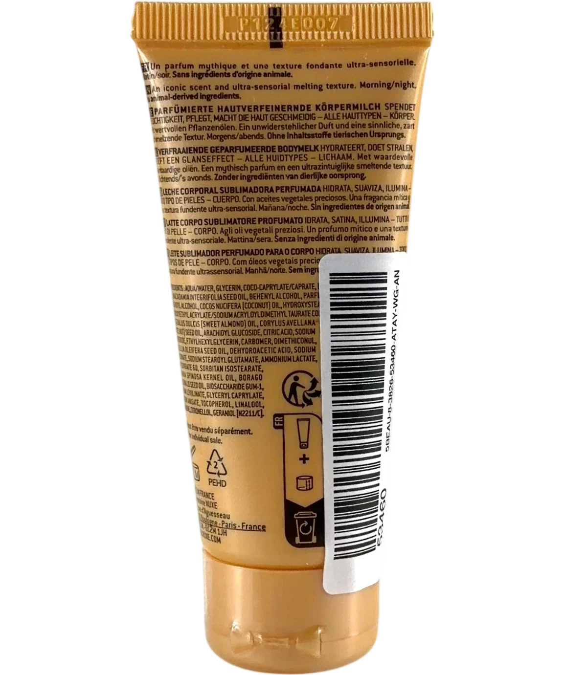 Nuxe Nuxe Prodigieux Beautifying Scented Body Lotion 30ml, size 30ml — back
