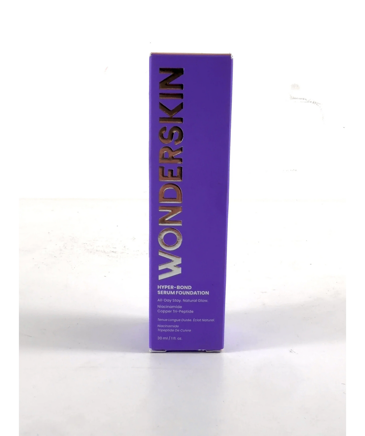Wonderskin Moonstone Hyper-Bond All-Day Stay Serum Foundation, size 30ml — label