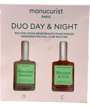 Manucurist Duo Day & Night Regenerating Nail Care Routine 2 X 15ml 15ml