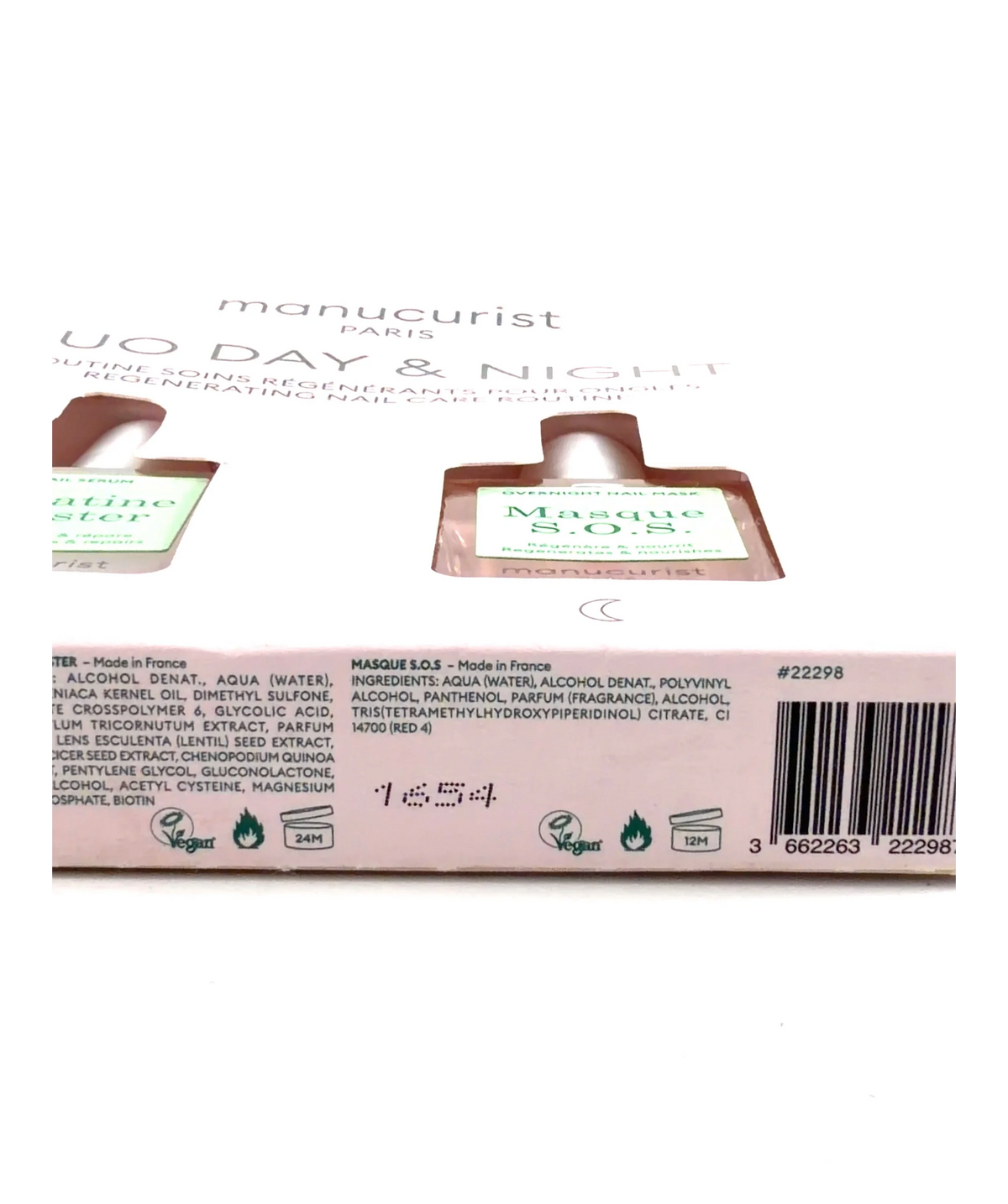 Manucurist Manucurist Duo Day & Night Regenerating Nail Care Routine 2 x 15ml, size 15ml — detail