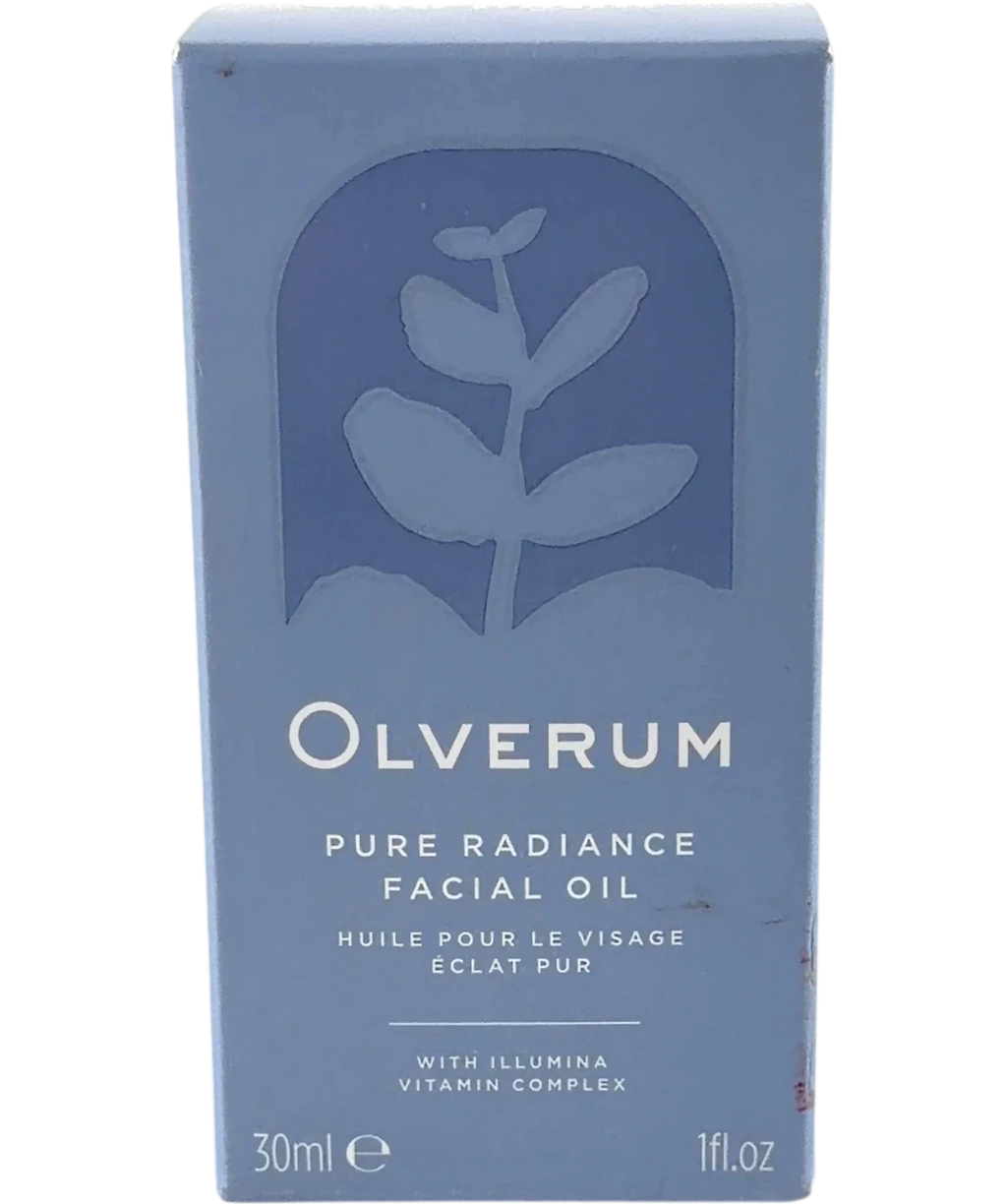 olverum PURE RADIANCE FACIAL OIL, size 30ml — front