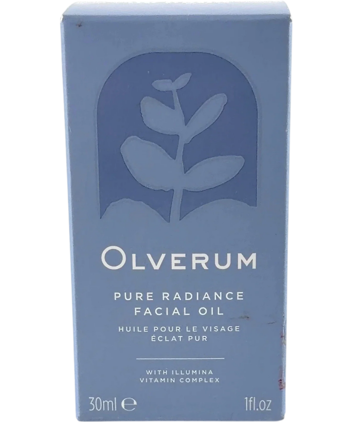 olverum PURE RADIANCE FACIAL OIL, size 30ml — front