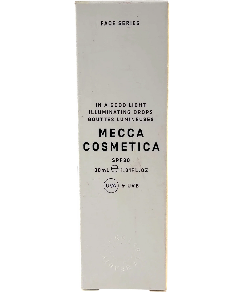 mecca cosmetica BRONZE IN A GOOD LIGHT ILLUMINATING DROPS GOUTTES LUMINEUSES, size 30ml — front