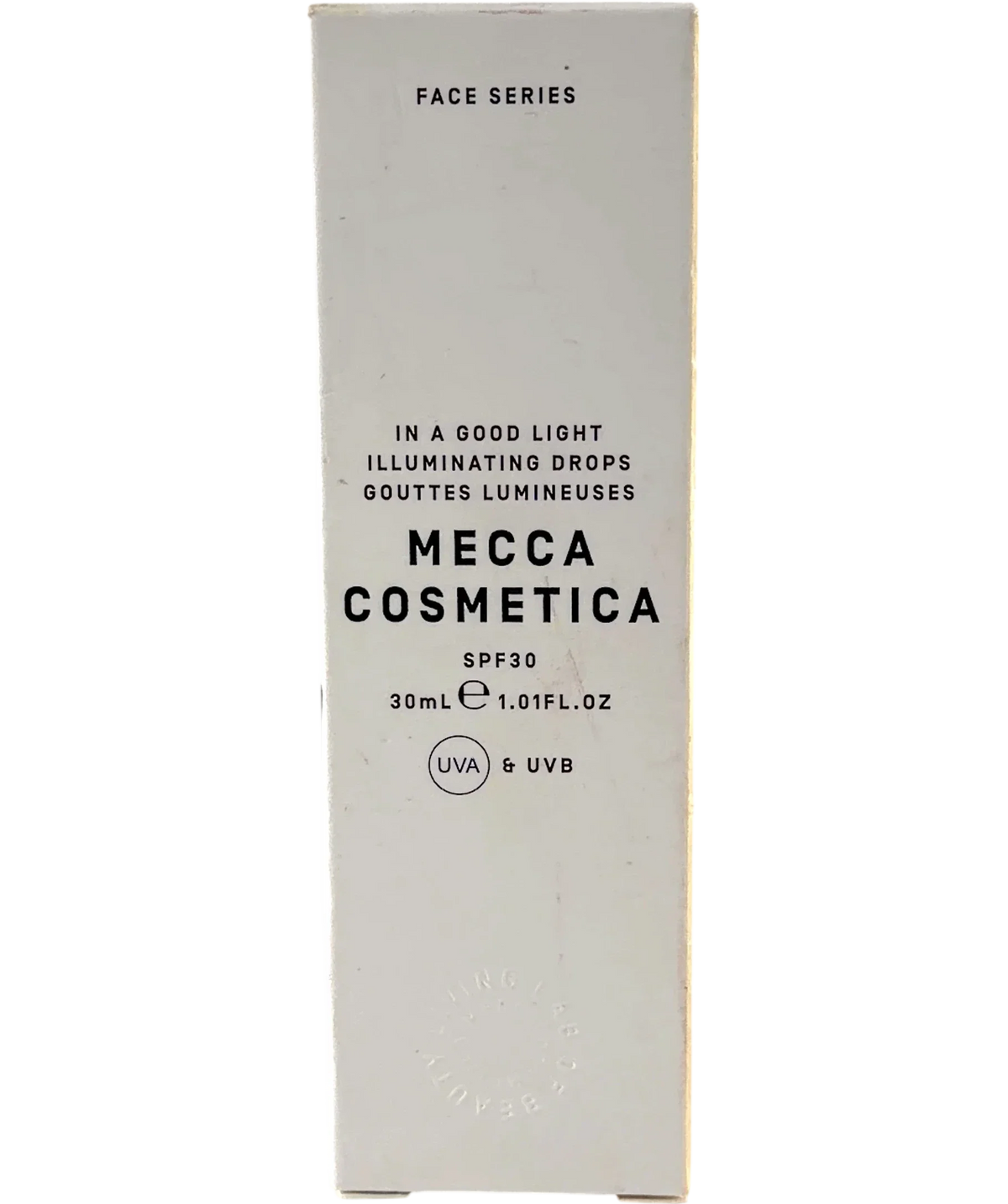 mecca cosmetica BRONZE IN A GOOD LIGHT ILLUMINATING DROPS GOUTTES LUMINEUSES, size 30ml — front