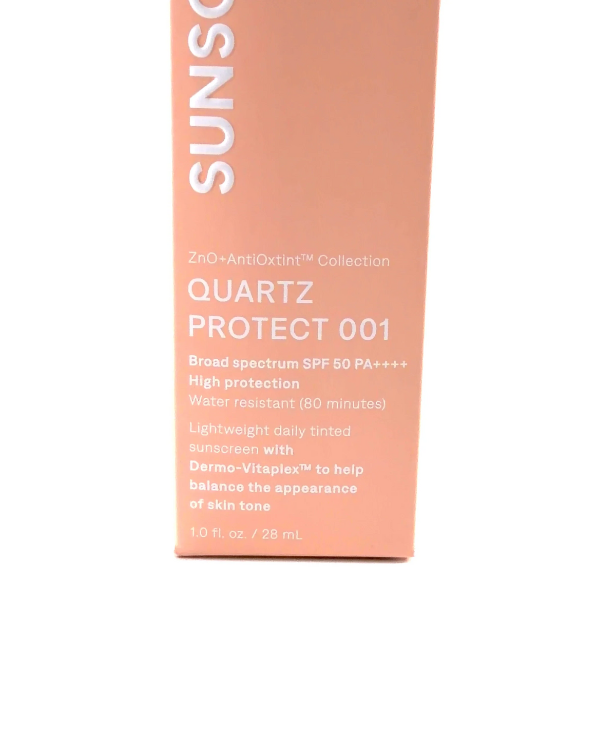 sunsolve QUARTZ PROTECT 001 QUARTZ PROTECT 001, size 28ml — care label