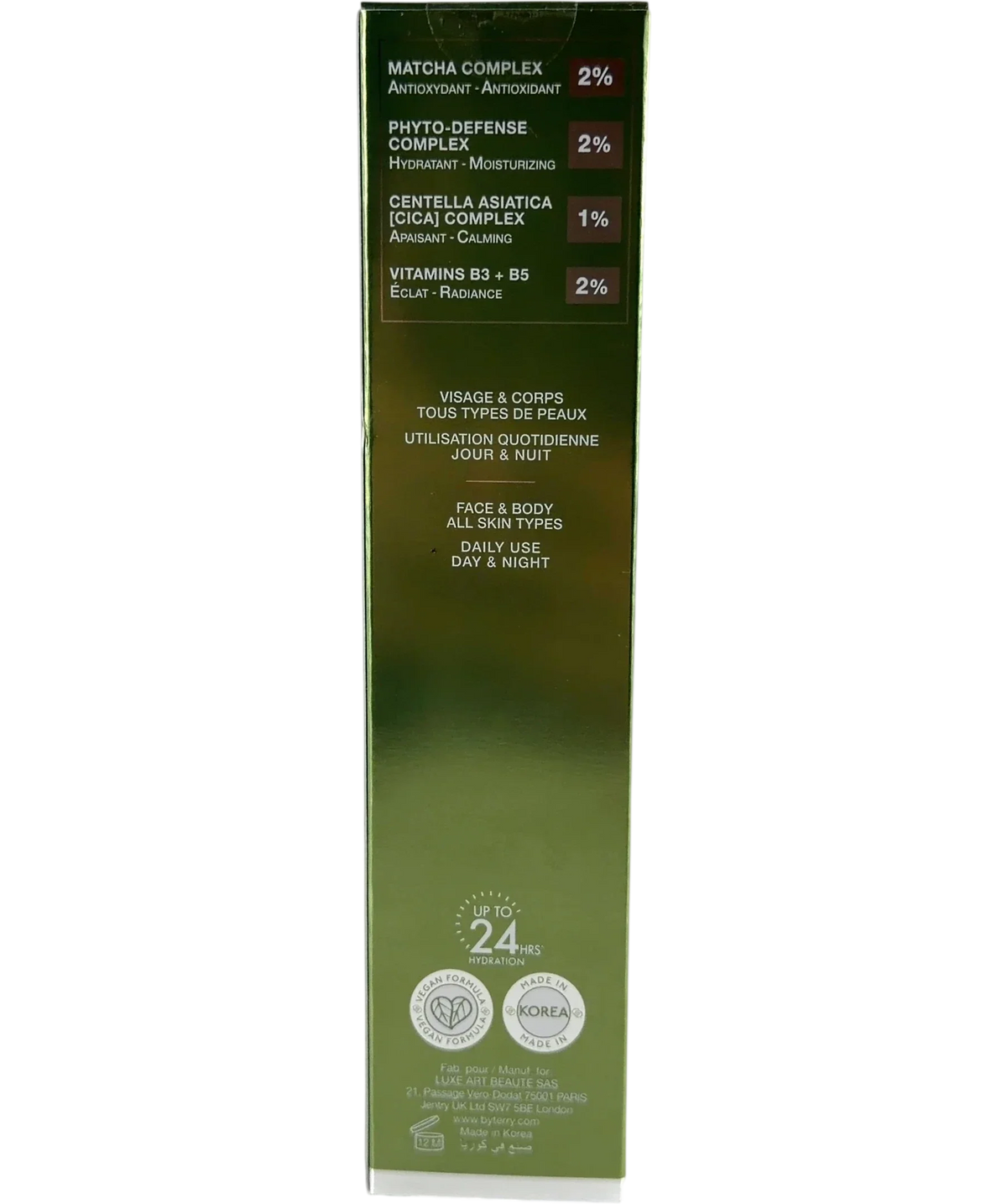 BY TERRY MATCHA MIST ELIXIR, size 100ml — back
