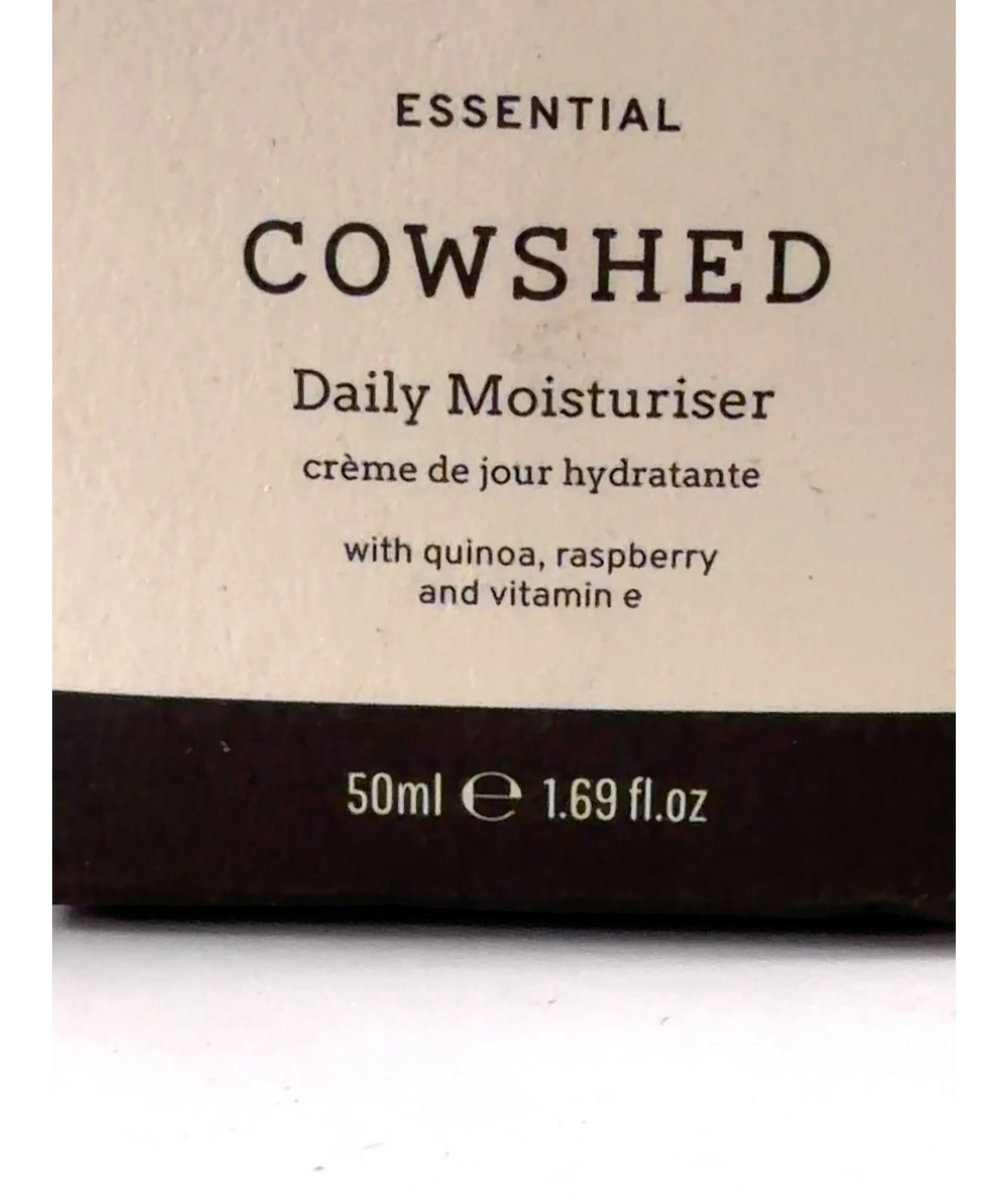 Cowshed Essential Daily Moisturiser, size 50ml — care label