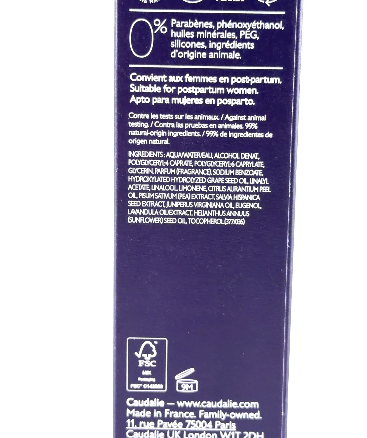 Caudalíe Anti-Hair Loss Serum, size 50ml — fabric detail