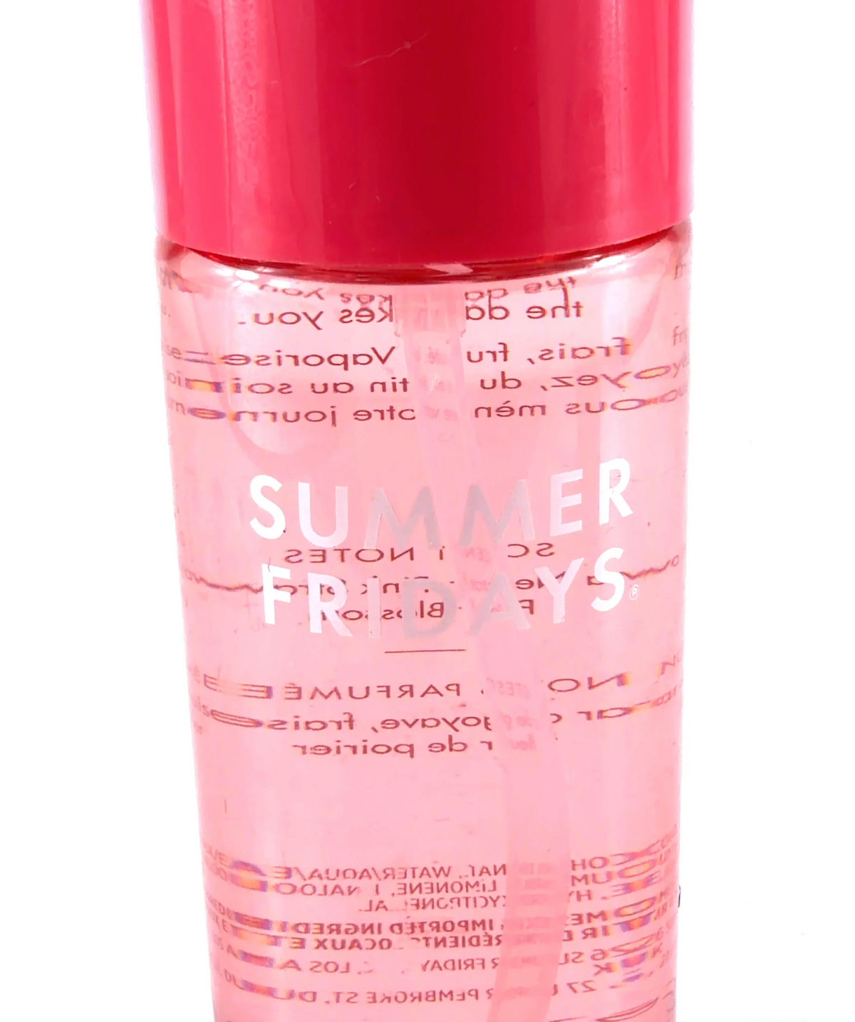 Summer Fridays Pink Guava & Pear Blossom Shade, size 240ml — label