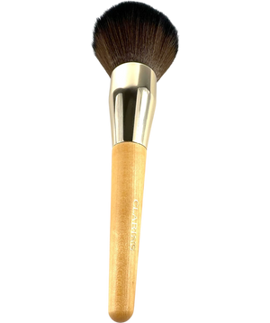 Clarins Gold Wooden Large Domed Powder Brush