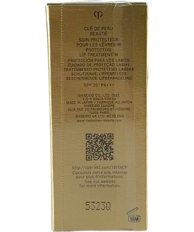 Clé de Peau Beauté SOIN PROTECTEUR POUR LES LEVRES PROTECTIVE LIP TREATMENT, size 4g — back
