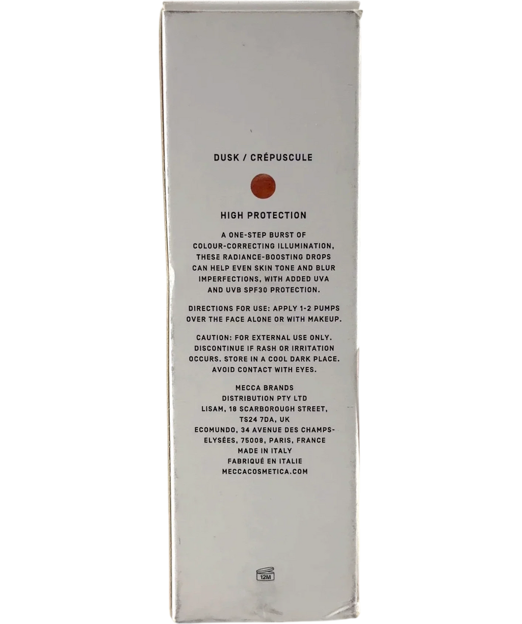 mecca cosmetica Dusk Mecca Cosmetica In A Good Light Illuminating Drops 30ml, size 30ml — back