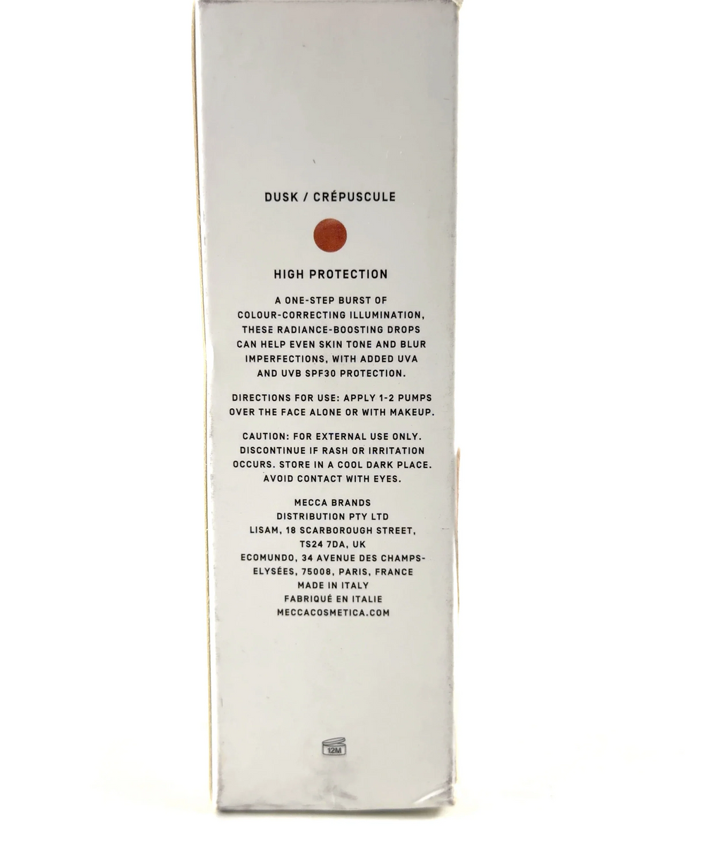 mecca cosmetica Dusk Mecca Cosmetica In A Good Light Illuminating Drops 30ml, size 30ml — care label