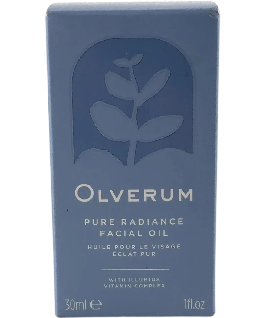 olverum Pure Radiance Facial Oil, size 30ml — front