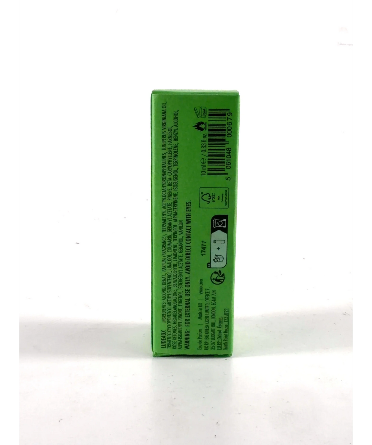 Vyrao Ludeaux, size 10ml — detail