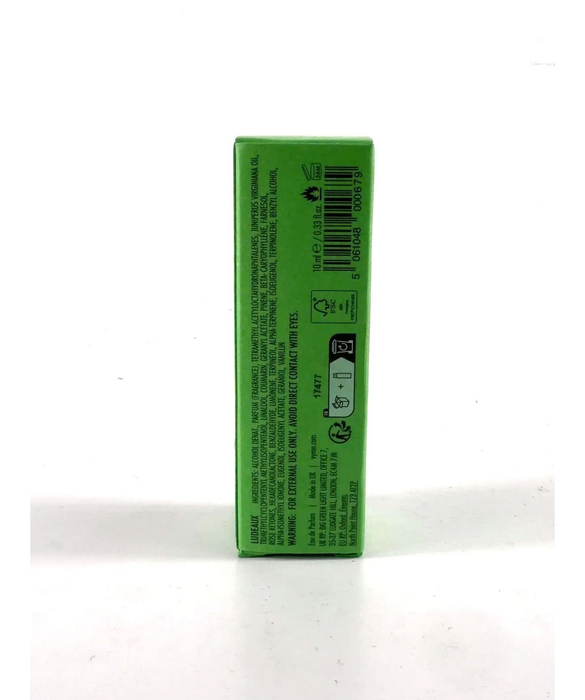 Vyrao Ludeaux, size 10ml — care label