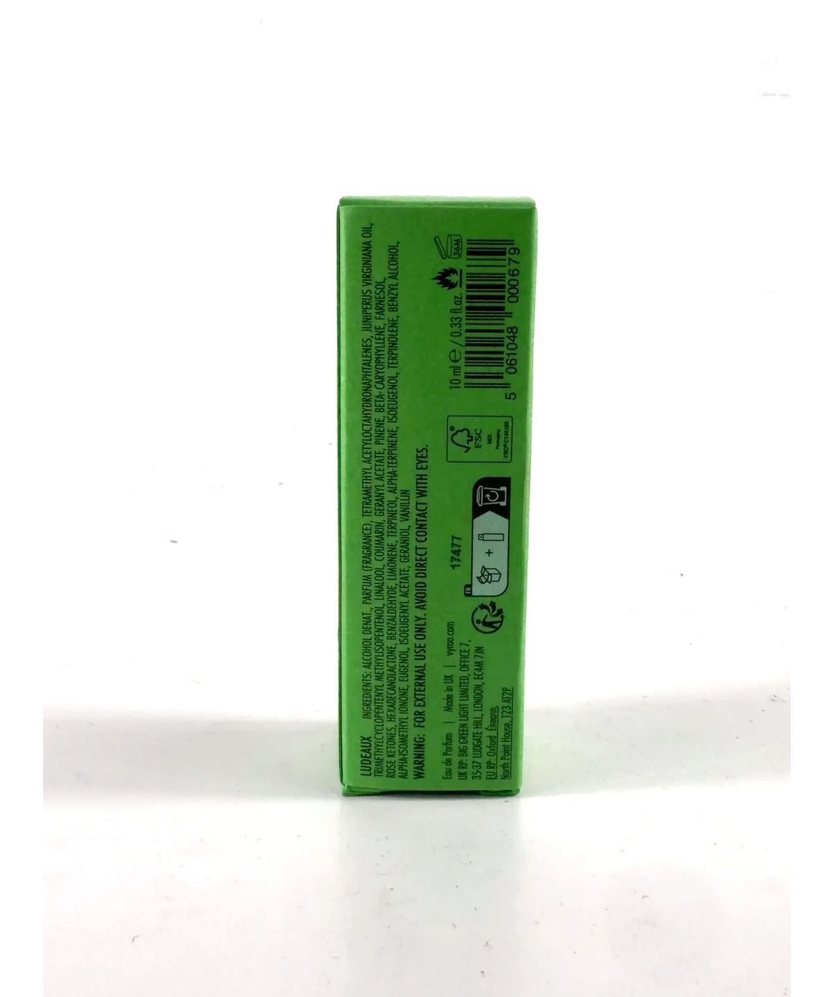 Vyrao Ludeaux, size 10ml — fabric detail