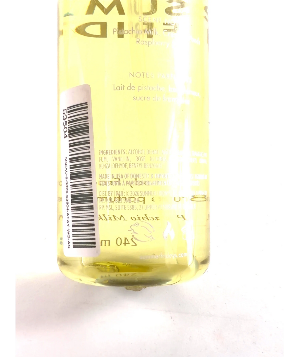 Summer Fridays Pistachio Milk Pistachio Milk Body Fragrance Mist, size 240ml — fabric detail