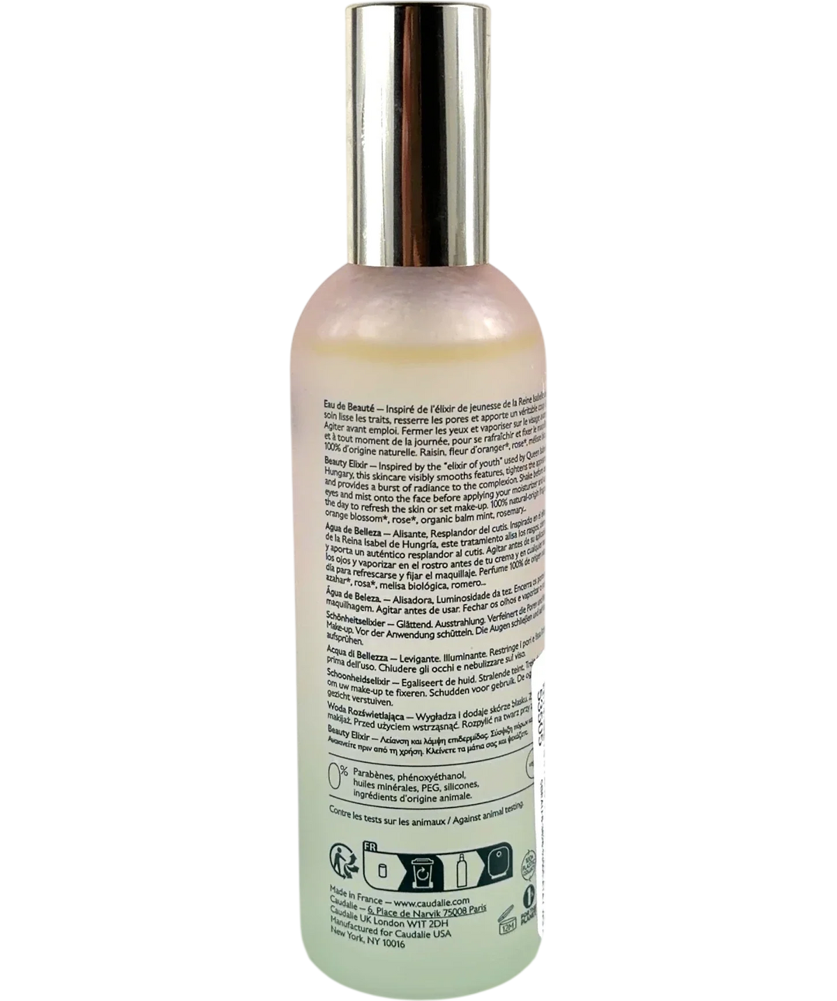 Caudalíe Caudalie Beauty Elixir Smoothing Glowing Complexion 100m, size 100ml — back