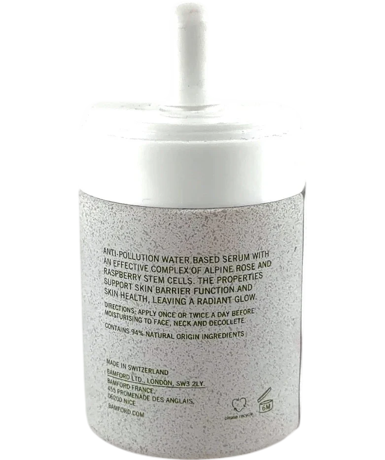 bamford STEM CELL SERUM, size 30ml — back
