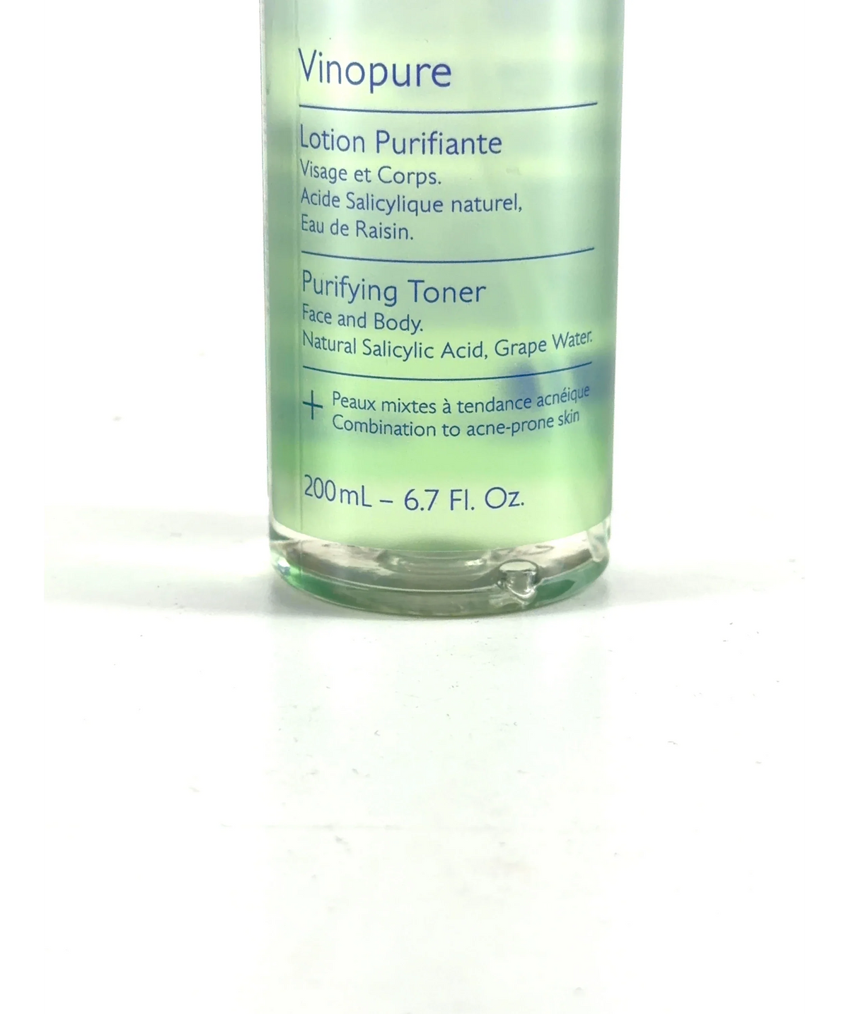 Caudalie Vinopure, size 200ml — care label