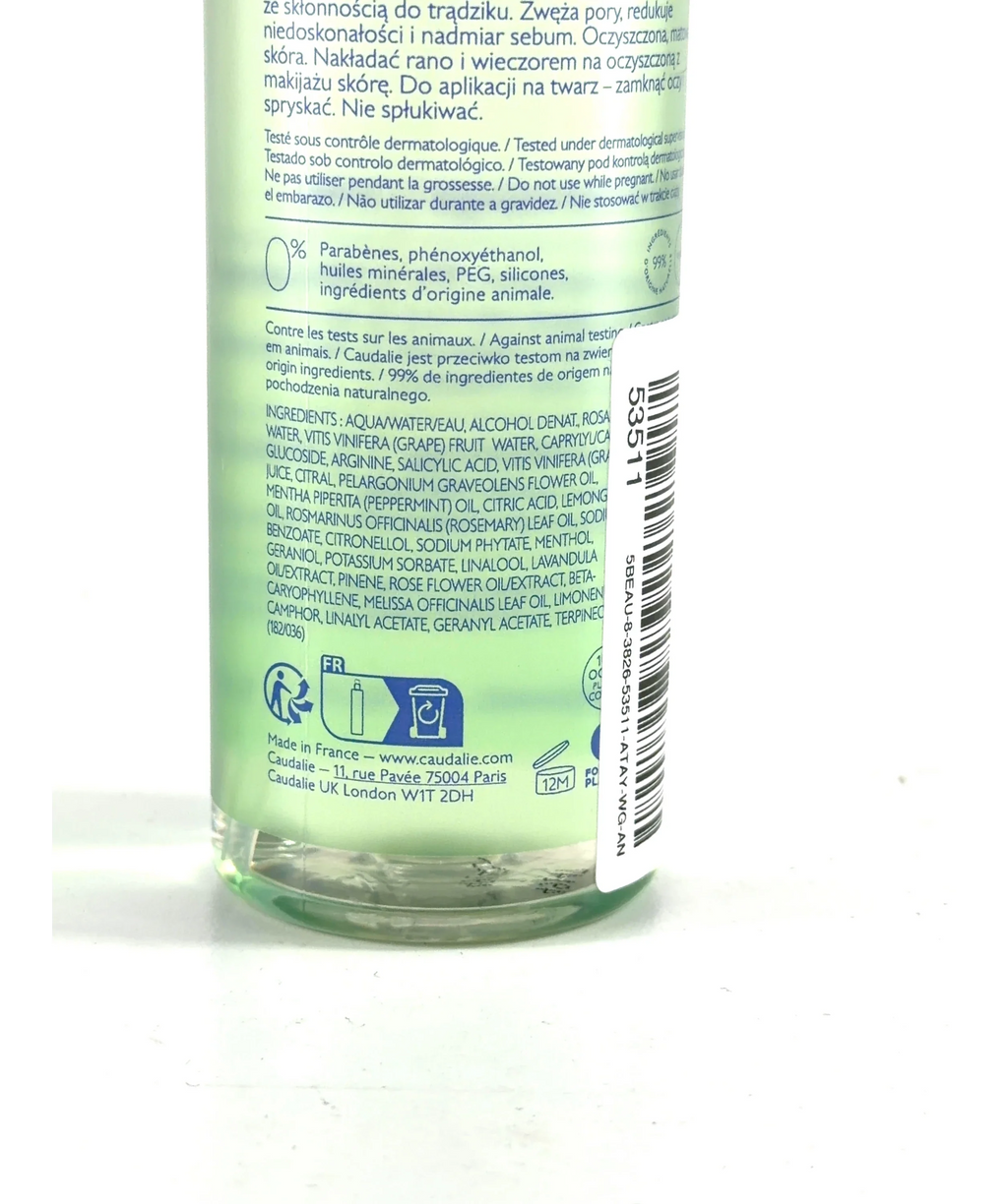 Caudalie Vinopure, size 200ml — fabric detail