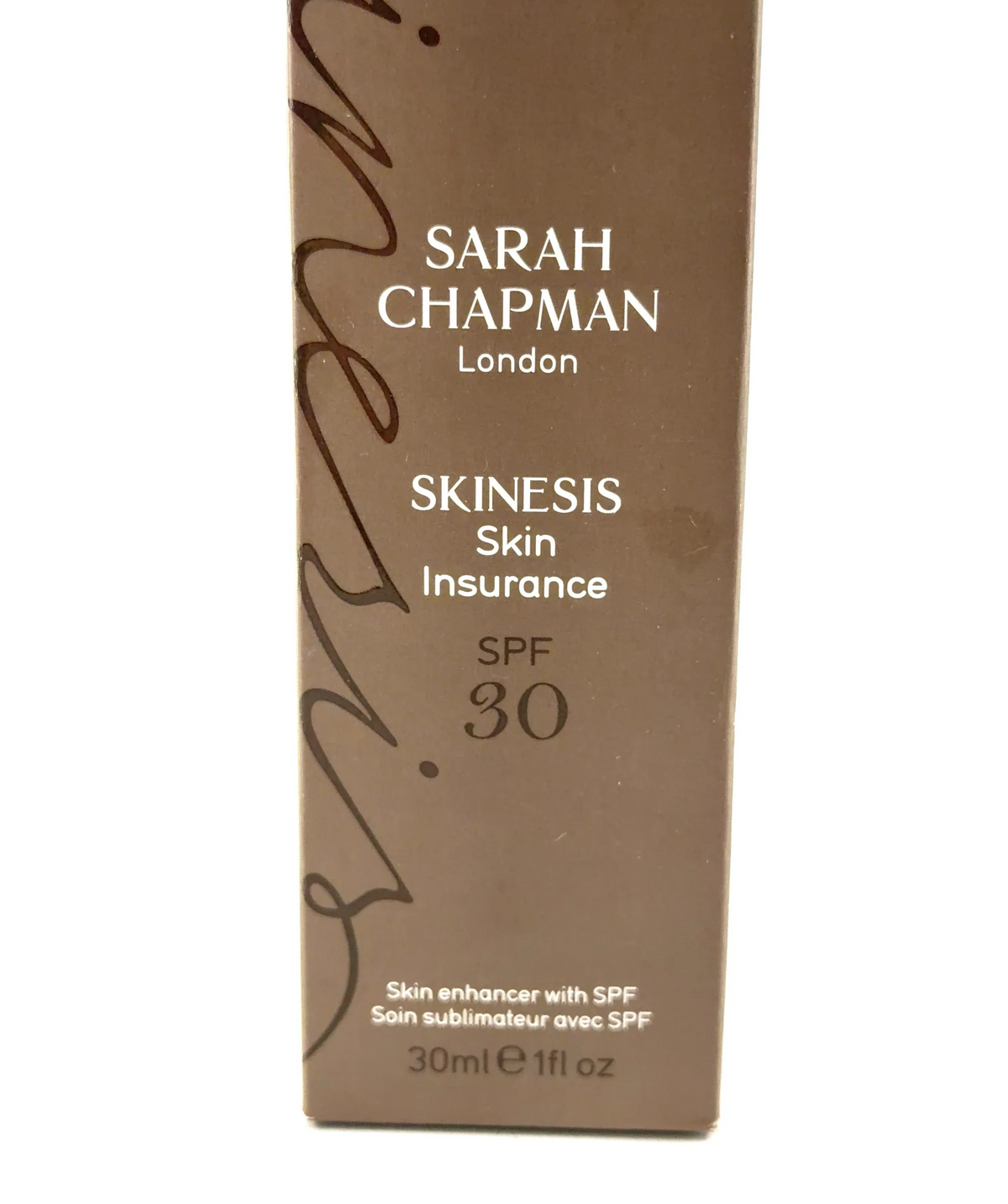 Sarah Chapman Universal Skin Insurance, size 30ml — label