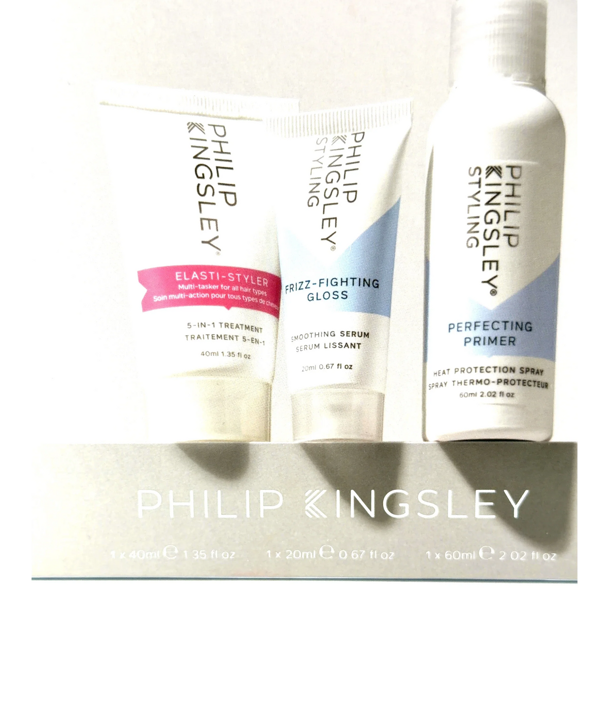 Philip Kingsley Hair Goal / Frizz-Free & Shine Gift Set Trio, size 40ml — care label