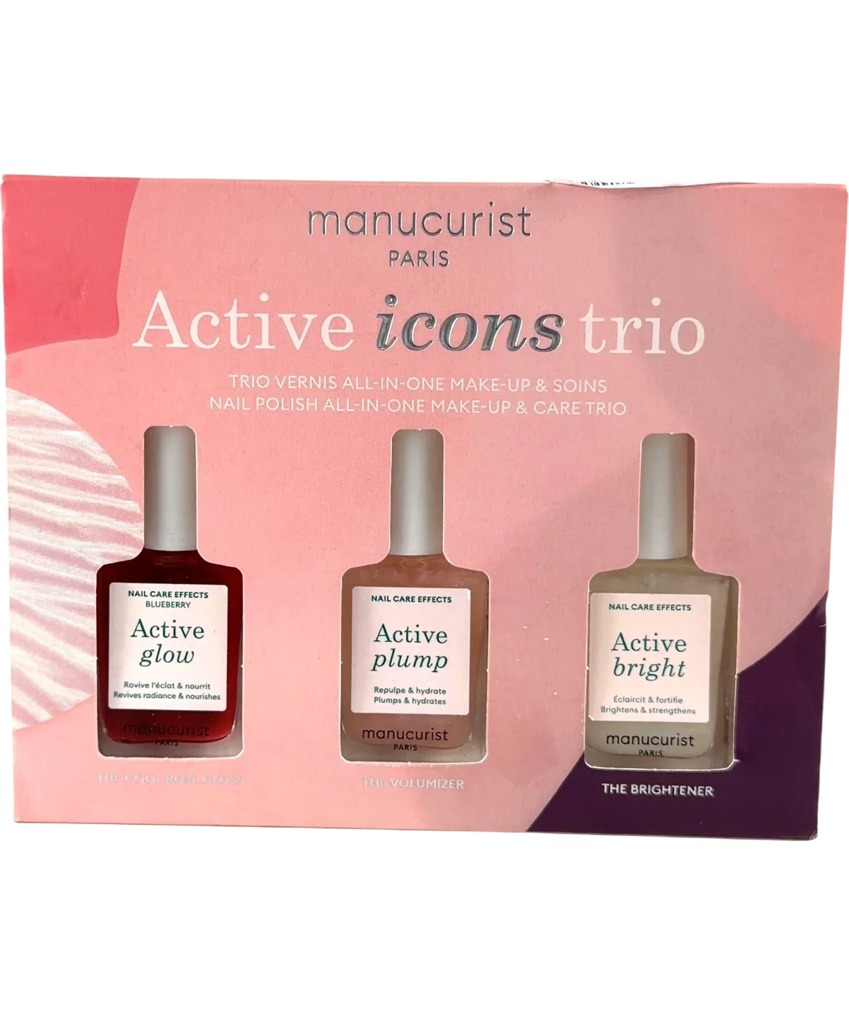 Manucurist Active icons trio, size 15ml — front