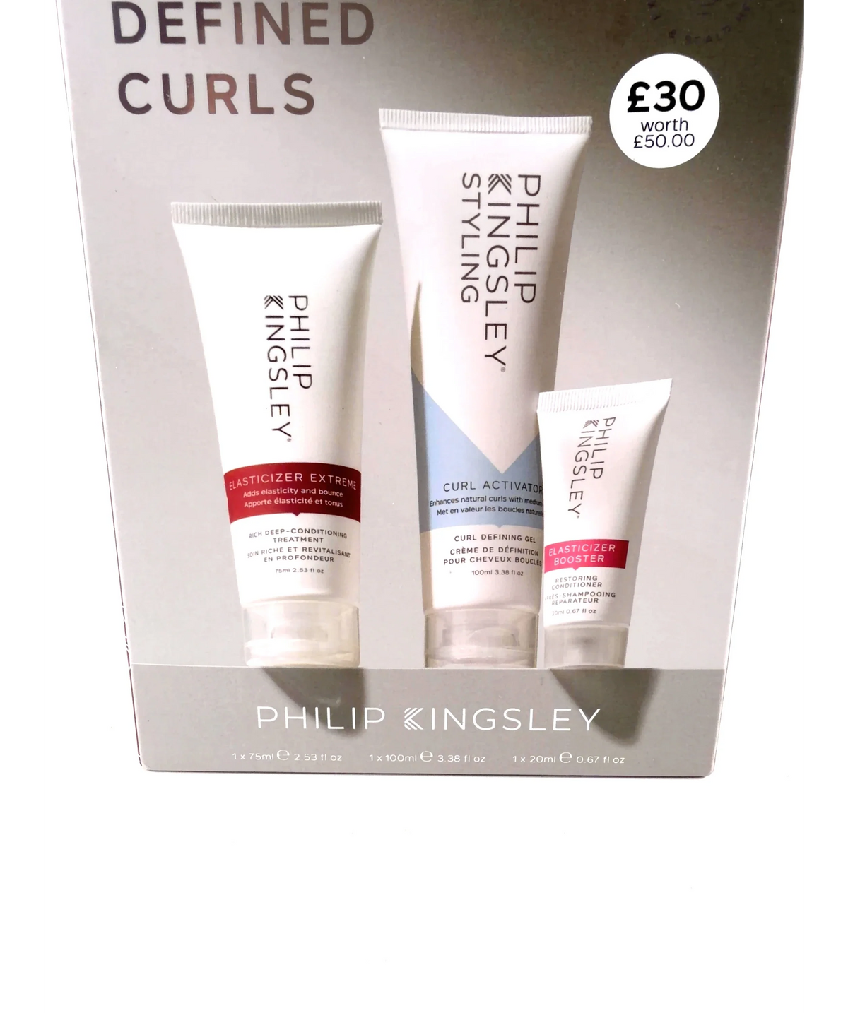 Philip Kingsley Philip Kingsley Hair Goal: Defined Curls Gift Set (Worth £50), size 195ml — care label