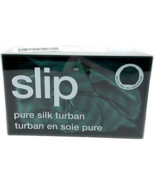 Slip Pure Silk Turban Emerald Green One Size one size