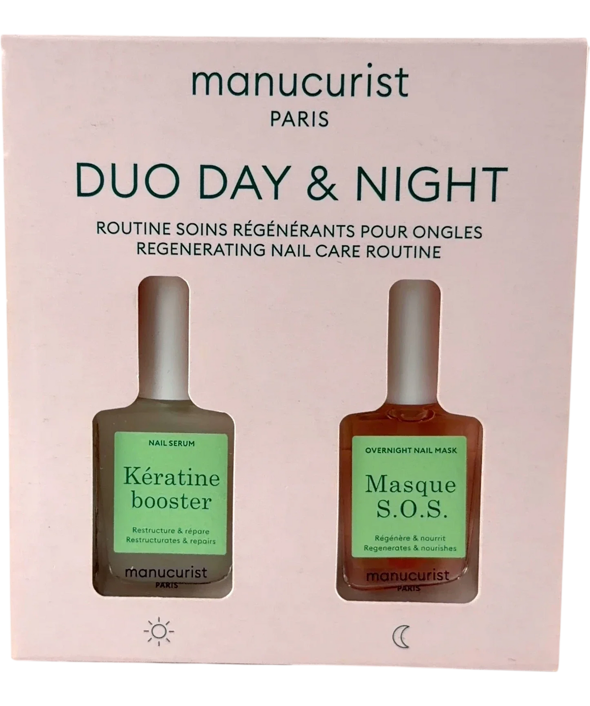 Manucurist DUO DAY & NIGHT, size 15ml — front
