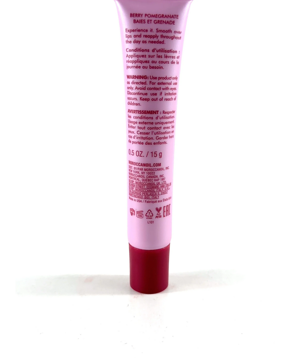 Moroccanoil Berry Pomegranate Moroccanoil Berry Pomegranate Lip Balm 15ml, size 15g — care label