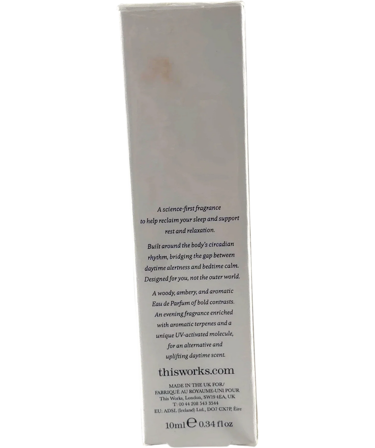 This Works own time, size 10ml — back