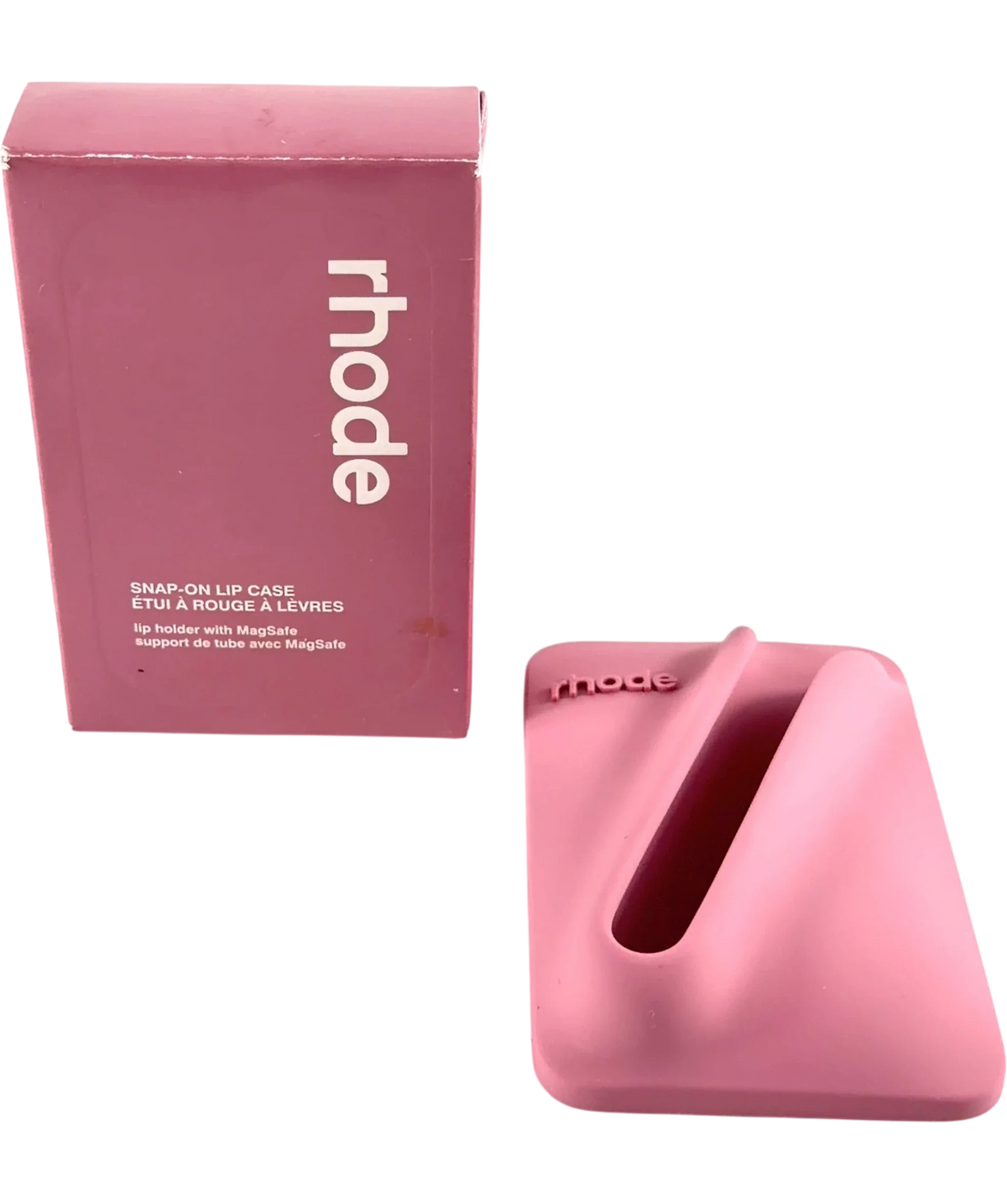 Rhode pink Snap-On Lip Case — front