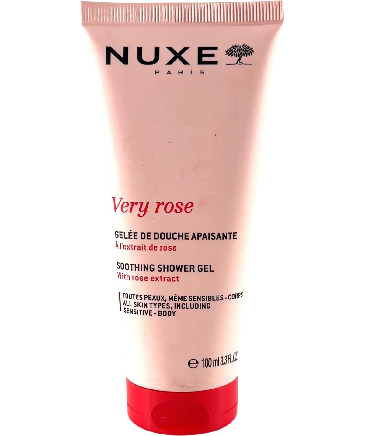 Nuxe Nuxe Very Rose Soothing Shower Gel 100ml, size 100ml — front