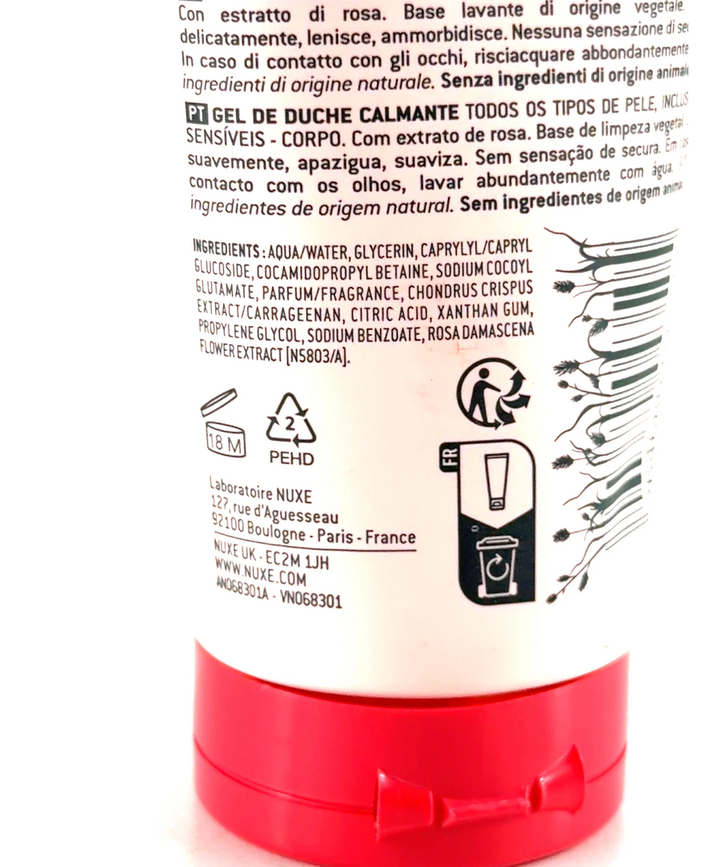 Nuxe Nuxe Very Rose Soothing Shower Gel 100ml, size 100ml — fabric detail