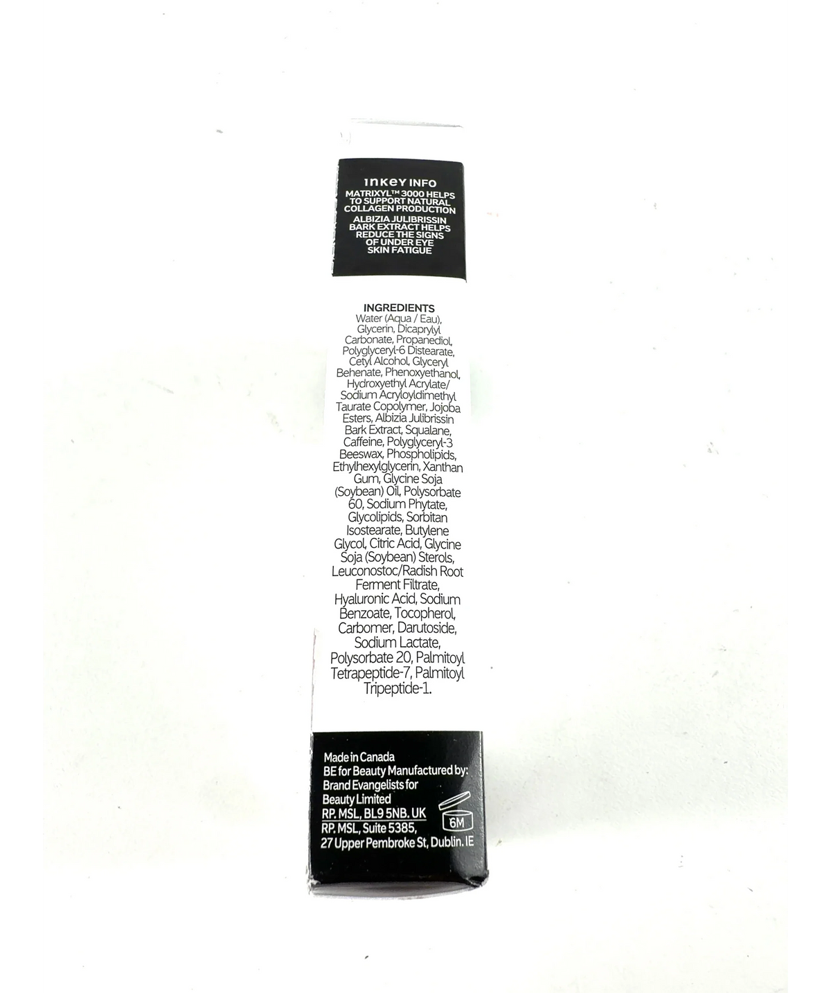 The Inkey List CAFFEINE EYE CREAM, size 15ml — fabric detail