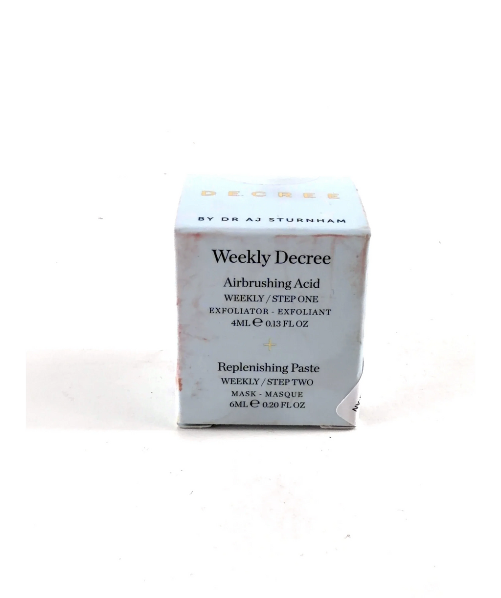 decree Decree Weekly Decree Exfoliator and Mask Single Treatment, size 4ml — care label